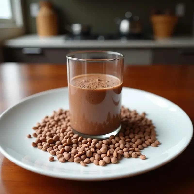 Smoothie de Cacao y Avena con Semillas de Chía: Desayuno Mexican Keto