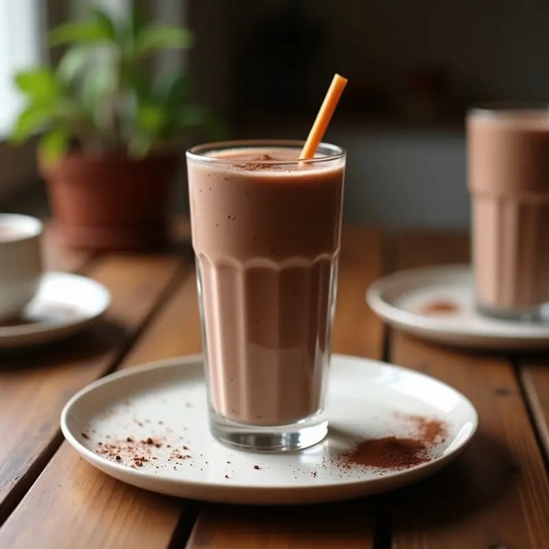 Smoothie de Cacao y Plátano: Receta Energética para el Desayuno con Alto Contenido en Magnesio