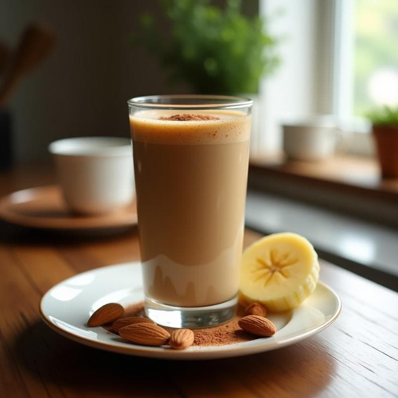 Smoothie de Café y Almendra: Receta Proteica para Energía Matutina sin Azúcar
