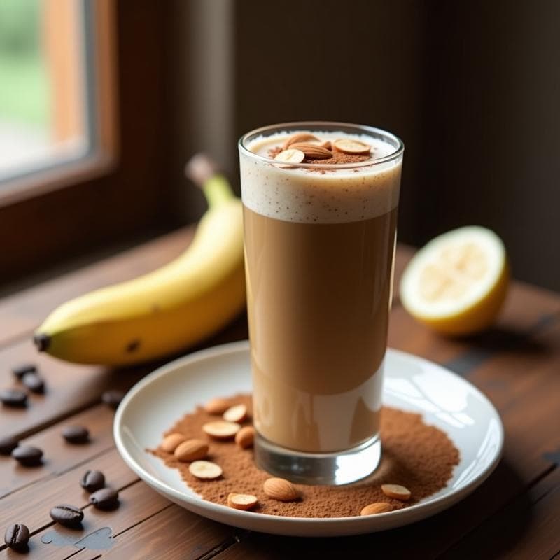 Smoothie de Café y Almendras: Receta Energética para Empezar el Día con Potencia