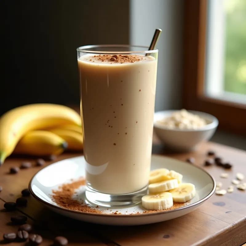 Smoothie de Café y Avena: Receta Proteica para Desayunar en 5 Minutos