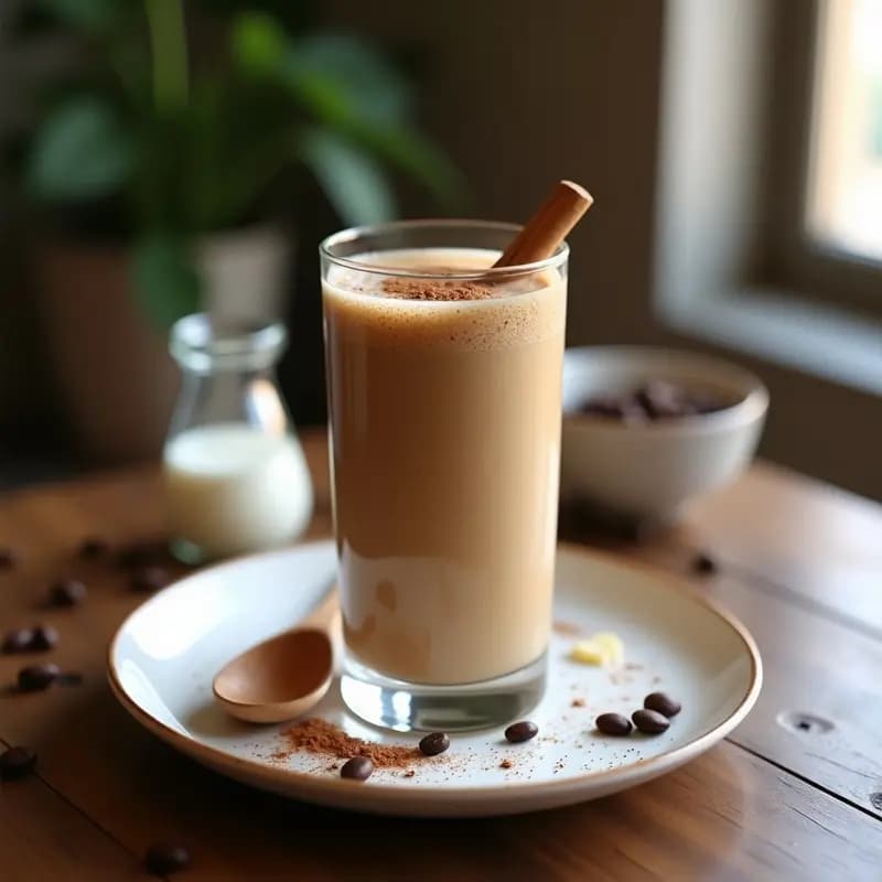 Smoothie de Café Proteico con ENA: Receta Energética para el Gimnasio en 5 Minutos