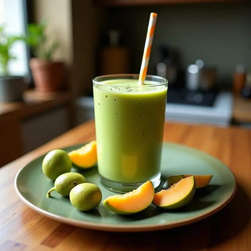 Smoothie de Alga Chlorella y Maracuyá: Bebida Detox Sin Azúcar para Depurar en 5 Minutos