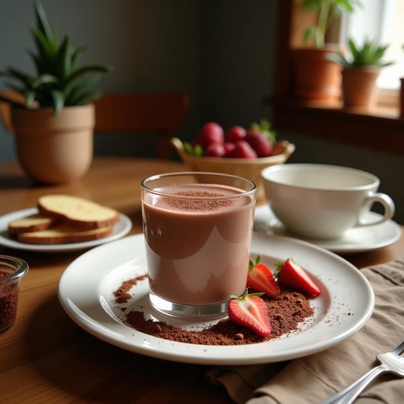Smoothie Energético de Cacao y Avena: Receta con Plátano para Desayunos Potentes