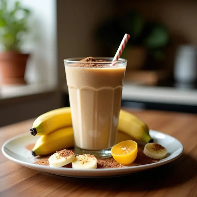 Smoothie Energético de Máca y Banana con Café: Receta Rápida para el Post-Entreno