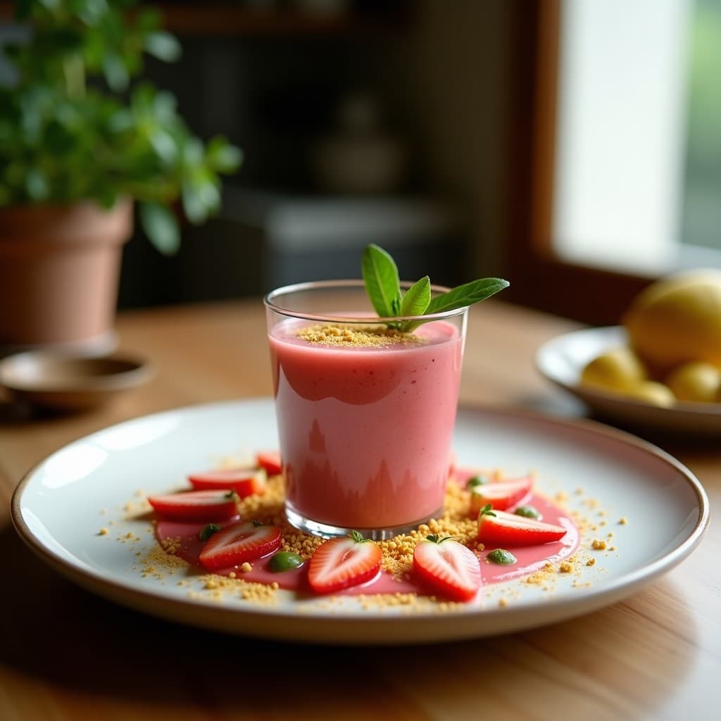 Smoothie de Espinaca, Acerola y Jengibre con Polvo de Baobab: Bebida Africana Rico en Vitamina C