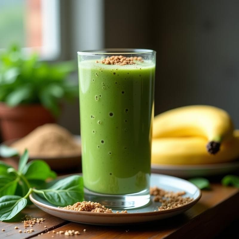 Smoothie de Espinacas y Plátano: Receta Proteica para Depurar y Energizar