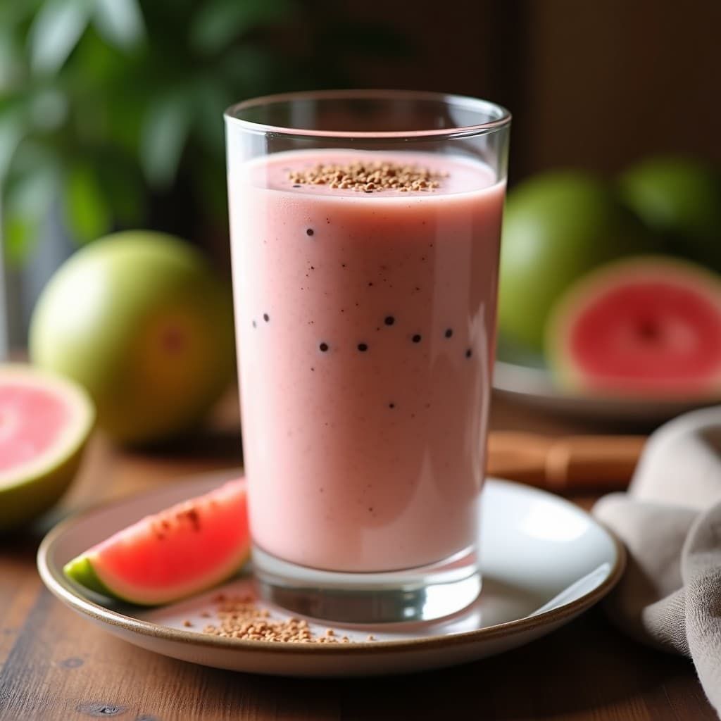 Smoothie de Guayaba y Chía: Bebida Colombiana Sin Azúcar y Alta en Fibra