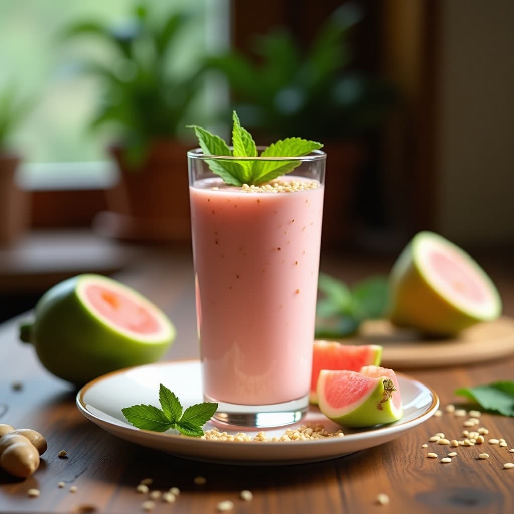 Smoothie de Guayaba y Jengibre: Bebida Antillana Detox para el Verano