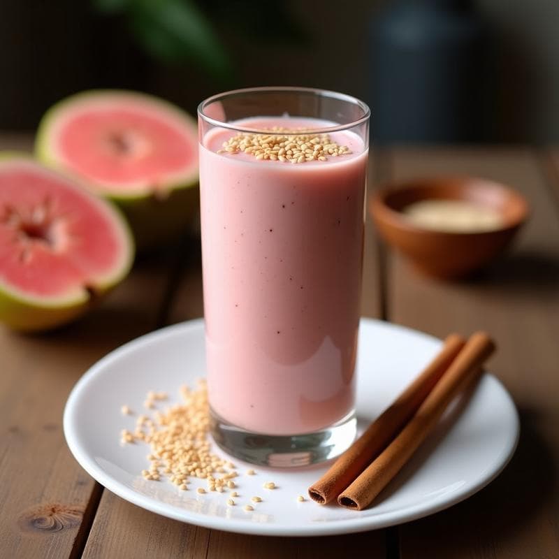 Smoothie de Guayaba y Maca: Bebida Antioxidante Peruana para el Desayuno