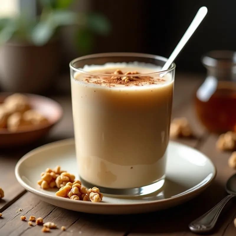 Smoothie de Güisqui y Avena: Bebida Escocesa Energética para Desayunar