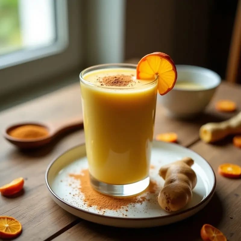 Smoothie de Lúcuma y Canela: Bebida Peruana Energizante Sin Azúcar y Riche en Beta-Caroteno