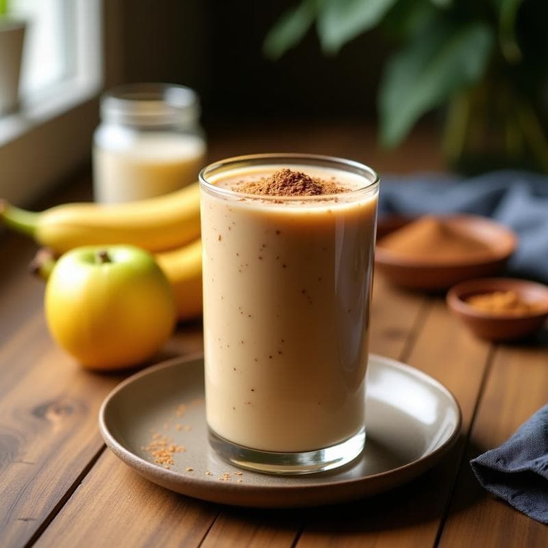 Smoothie de Lúuma y Plátano con Canela: Bebida Peruana Energética en 5 Minutos