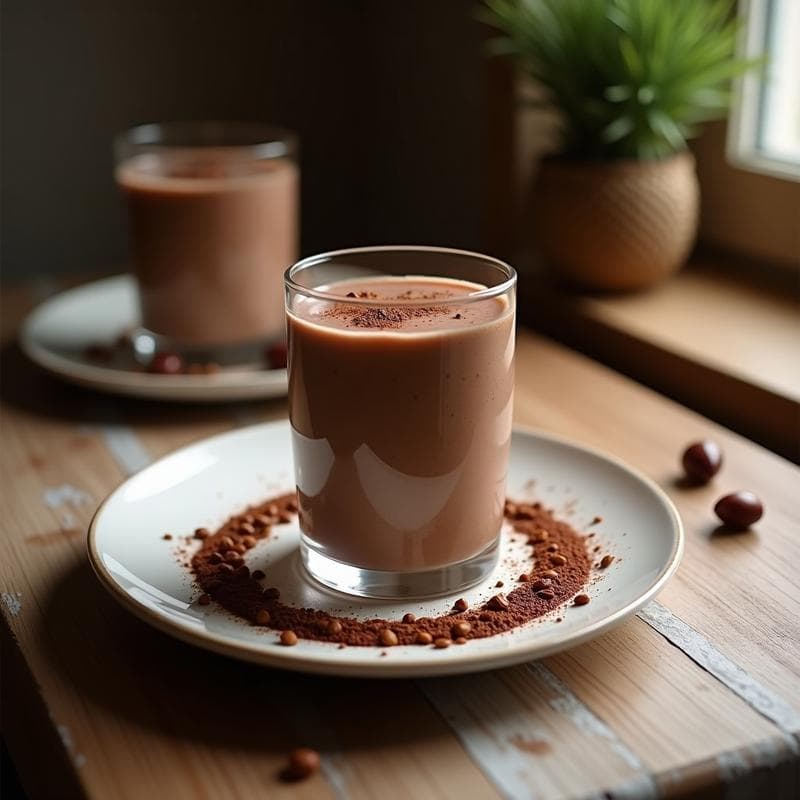Smoothie de Máca y Cacao con Almendras: Receta Keto Alta en Energía y Sin Azúcar