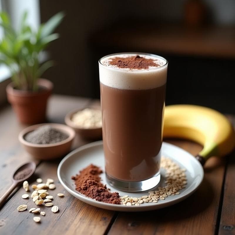 Smoothie de Maca y Cacao: Receta Energética y Revitalizante en 5 Minutos