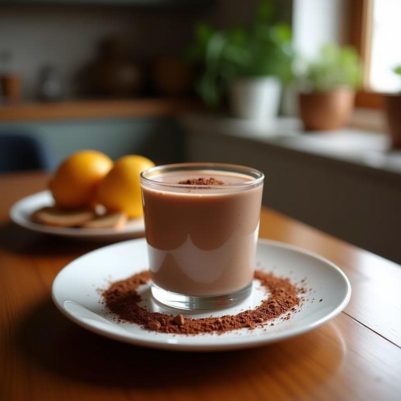 Smoothie de Máca y Chocolate con Avena: Receta Energética Sin Azúcar para el Gym