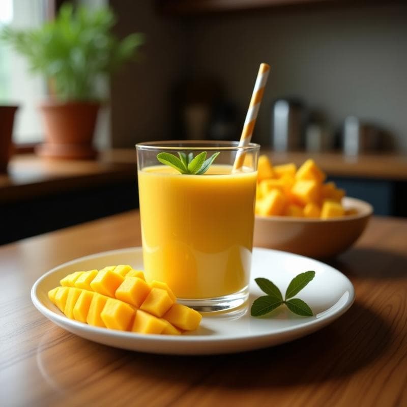 Smoothie de Mango Chía y Cúrcuma: Receta Antiinflamatoria para el Desayuno Energético