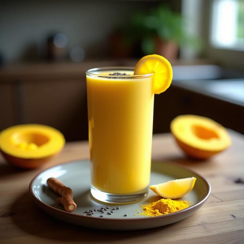 Smoothie de Mango y Cúrcuma: Receta Detox en 5 Minutos para Depurar el Organismo