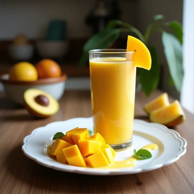 Smoothie de Mango y Espinacas: Receta Proteica para Energía Diaria en 5 Minutos
