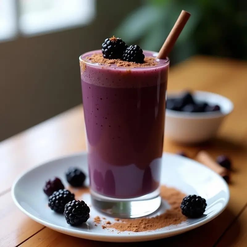Smoothie de Morera y Chocolate: Receta Keto Rápida para Desayunar o Merendar