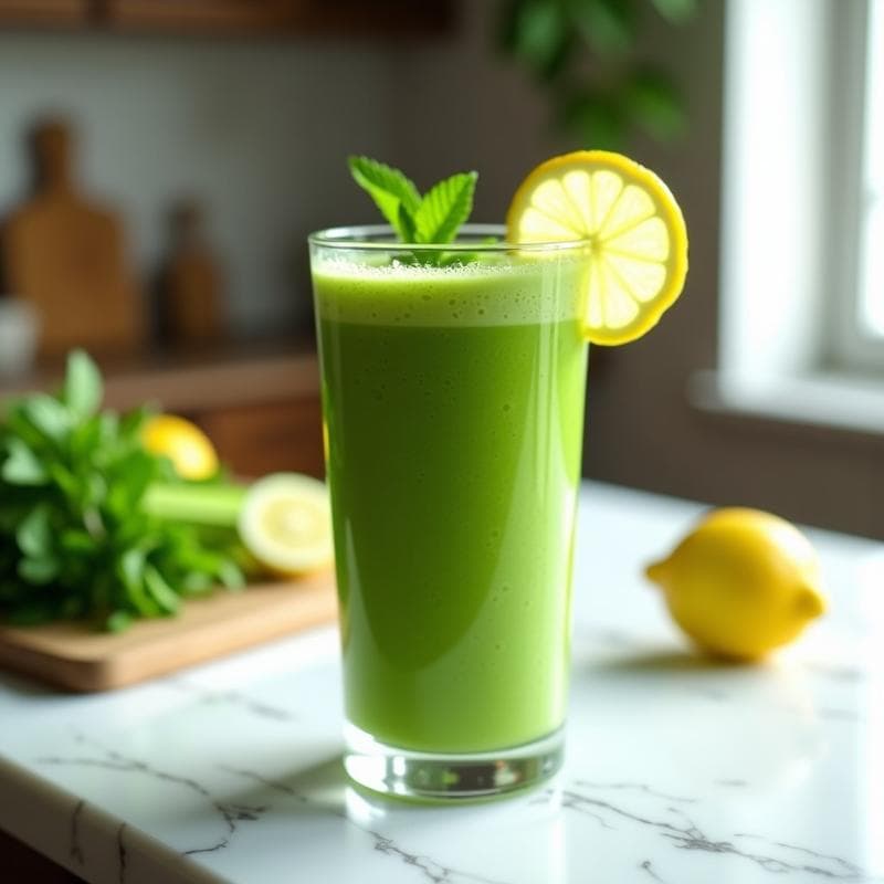 Smoothie de Pepino, Apio y Limón: Bebida Alcalinizante y Depurativa en 5 Minutos