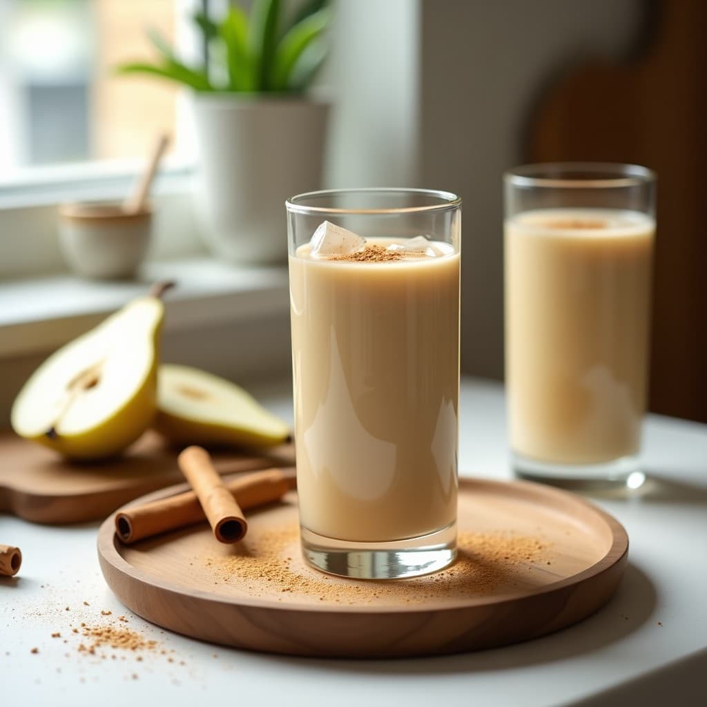 Smoothie de Pera y Canela: Bebida Detox Sin Azúcar para el Intestino