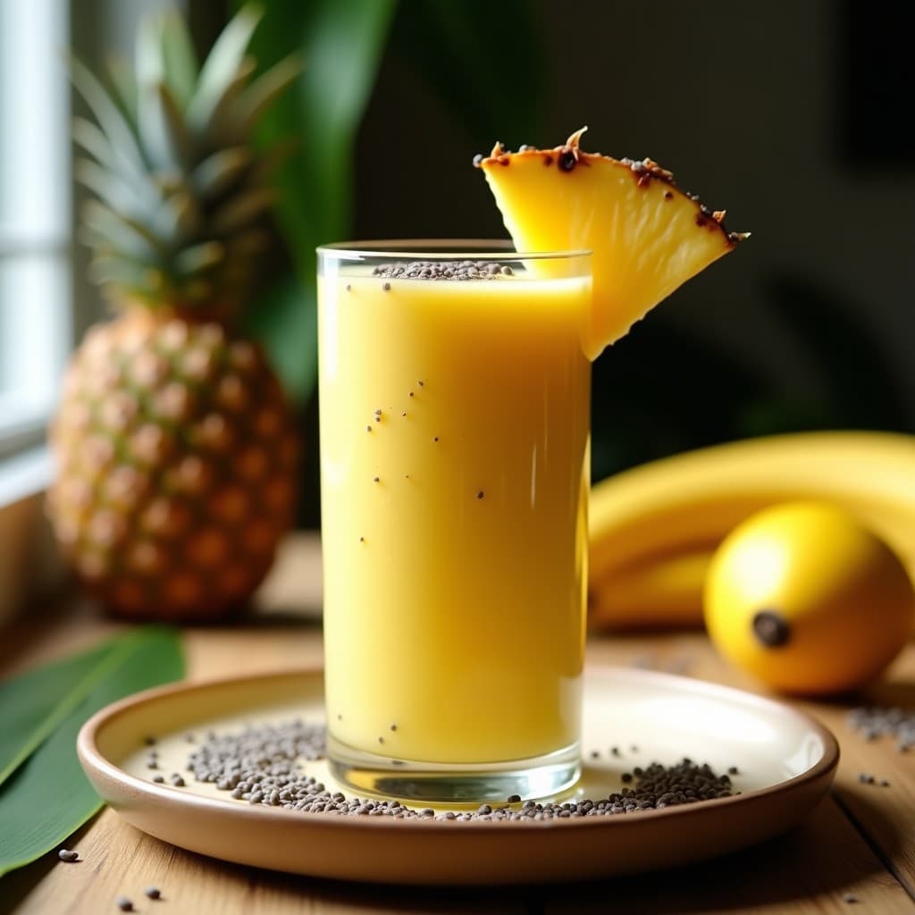 Smoothie de Pitahaya y Semillas de Chía: Bebida Antioxidante con Toque Tropical