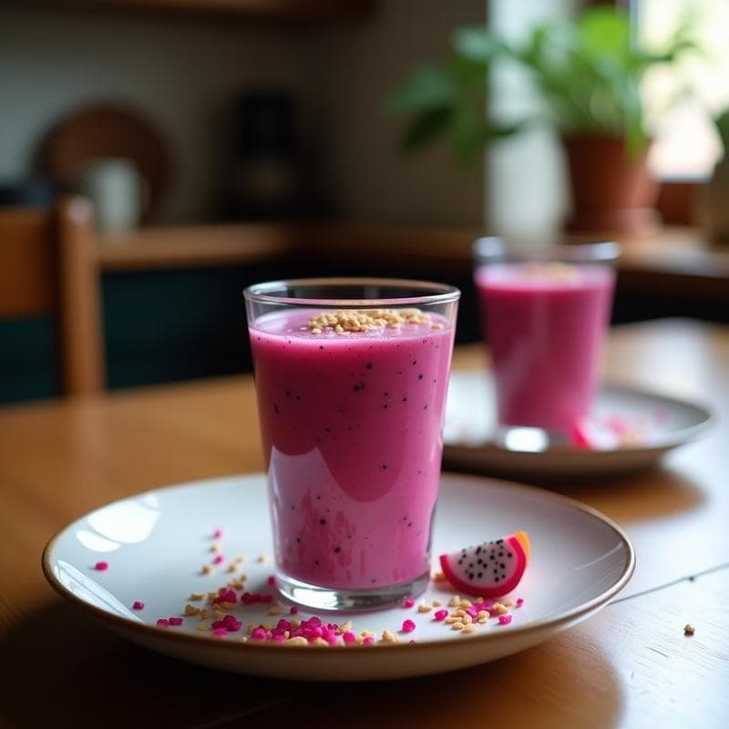 Smoothie de Pitahaya y Yogur de Coco: Bebida Antioxidante y Refrescante en 5 Minutos