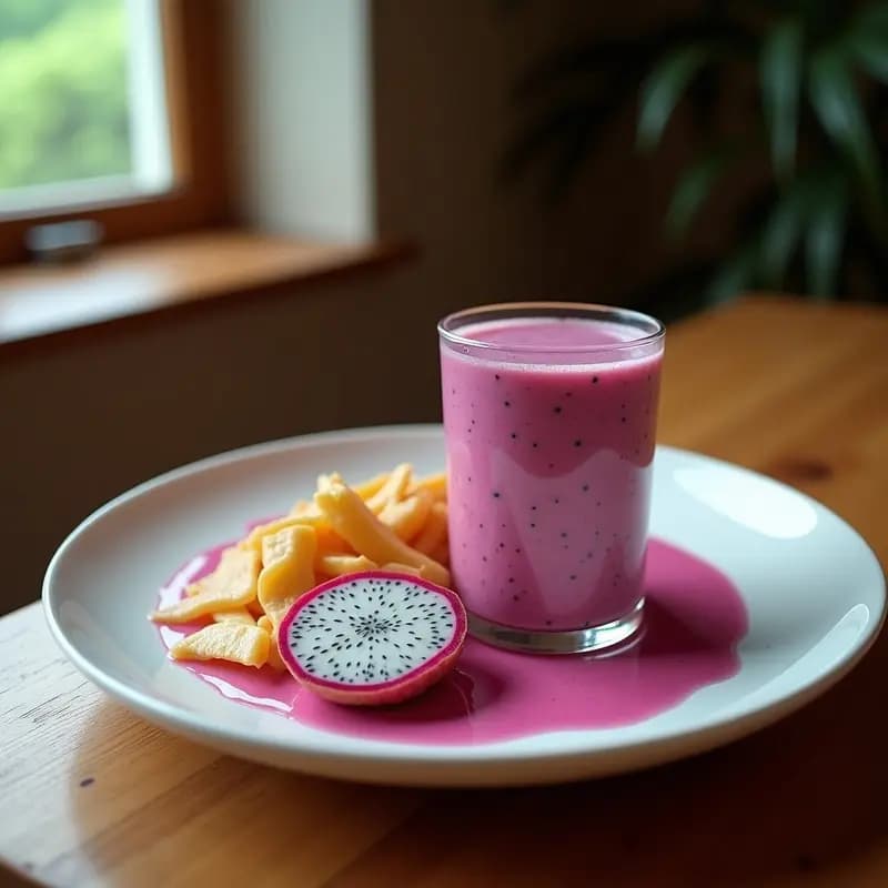 Smoothie de Pitaya y Coco: Bebida Antioxidanete y Refrescante para el Verano