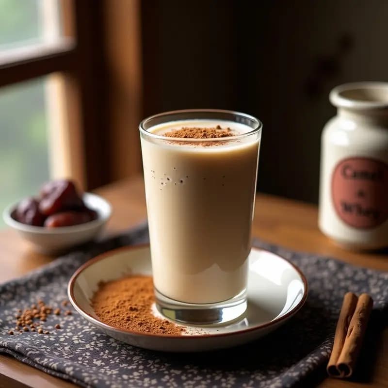Smoothie de Pueda de Camello y Dátiles: Bebida Árabe Alta en Calcio y Energía