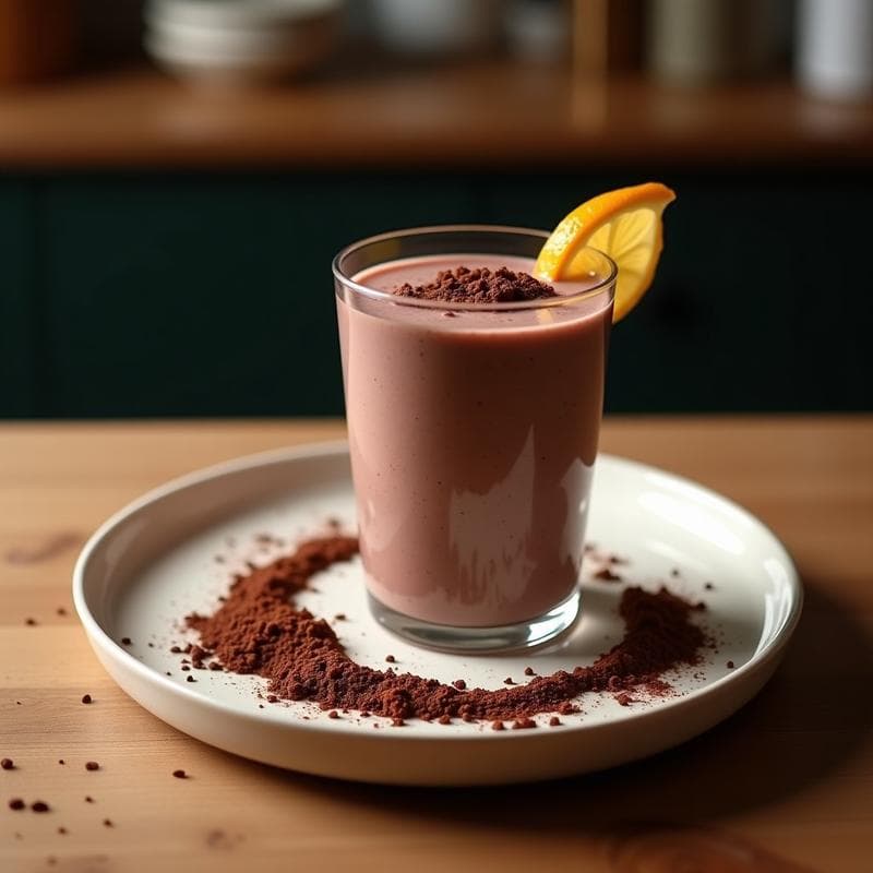 Smoothie de Remolacha y Cacao Crudo: Bebida Energética Alta en Hierro y Magnesio