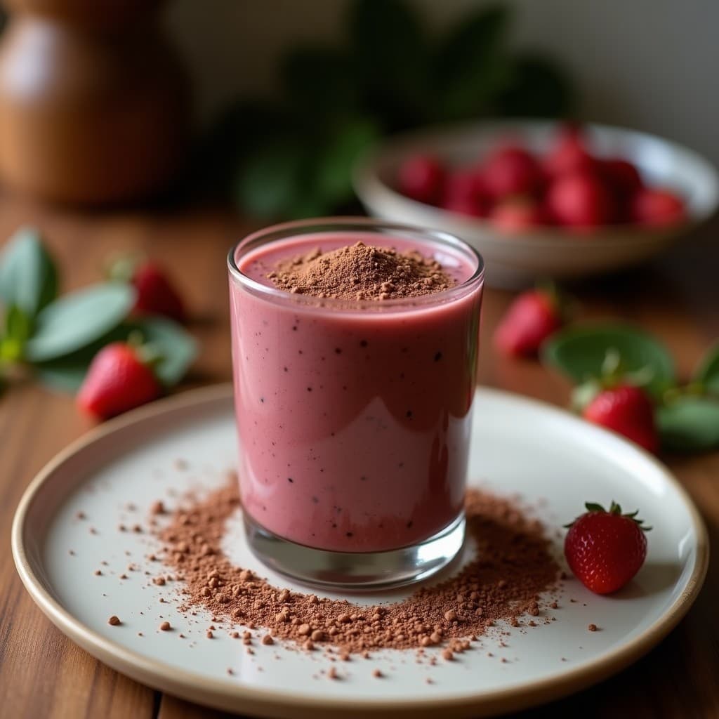 Smoothie de Remolacha y Cacao: Bebida Energética Keto con Toque Terroso