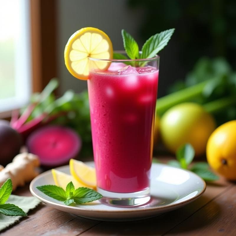 Smoothie de Remolacha y Jengibre: Receta Desintoxicante en 5 Minutos con Beneficios Antiinflamatorios