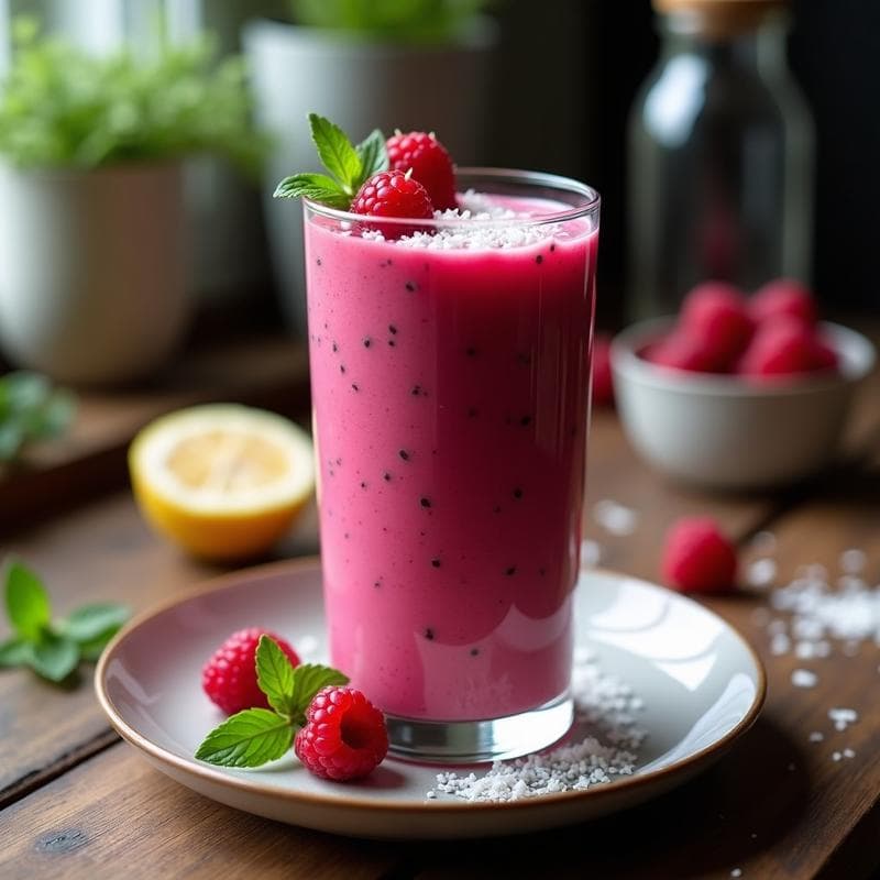 Smoothie de Remolacha Rosa y Frambuesas: Bebida Detox y Antioxidante en 5 Minutos