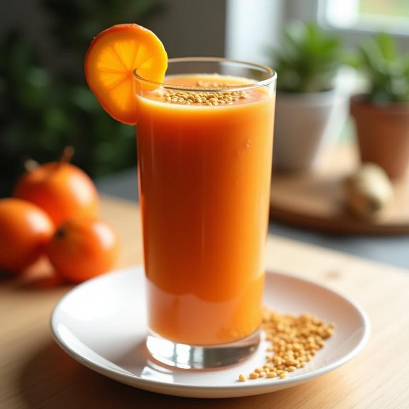 Smoothie de Tamarillo y Linaza Dorada: Bebida Depurativa Rica en Omega-3