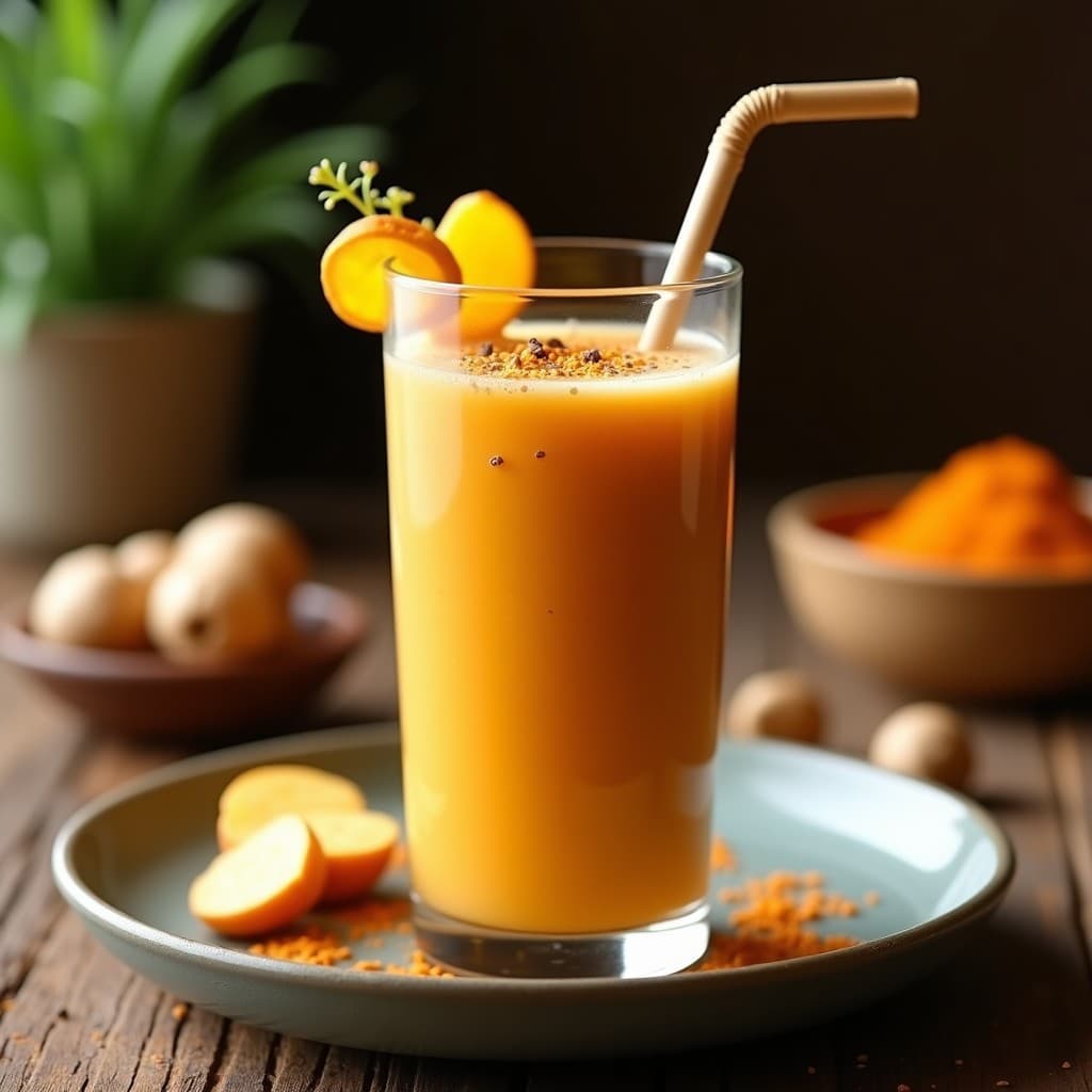 Smoothie de Tamarindo y Jengibre: Bebida Indiana Digestiva con Chía