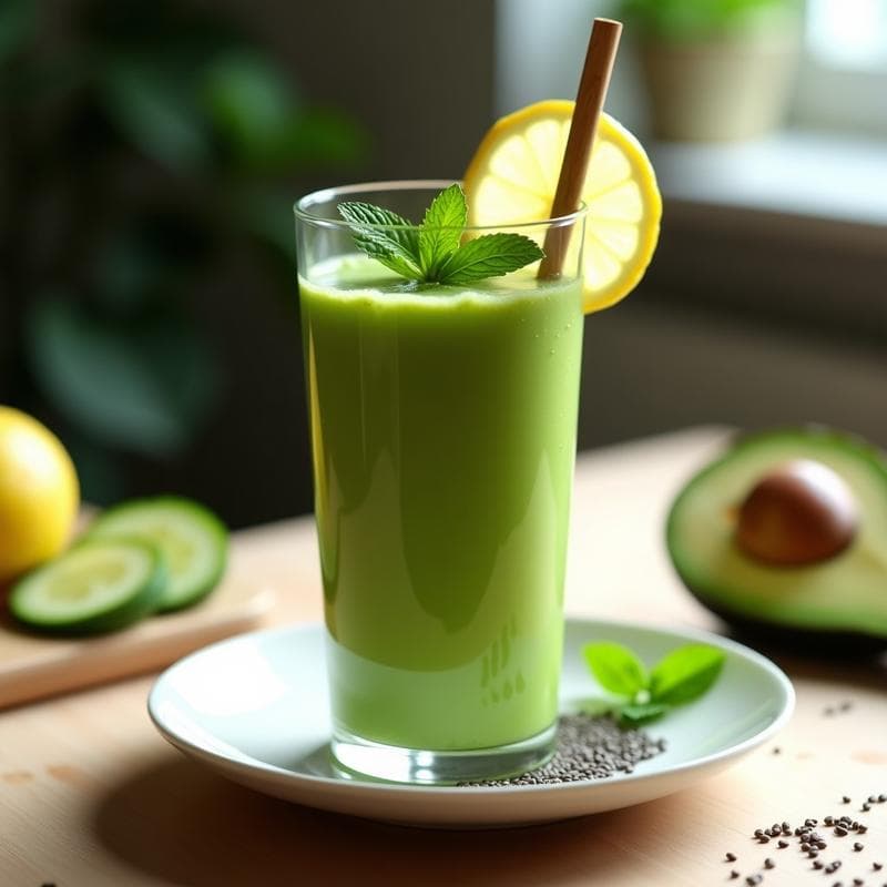 Smoothie Verde Detox con Apio y Pepino: Receta Depurativa para Empezar el Día