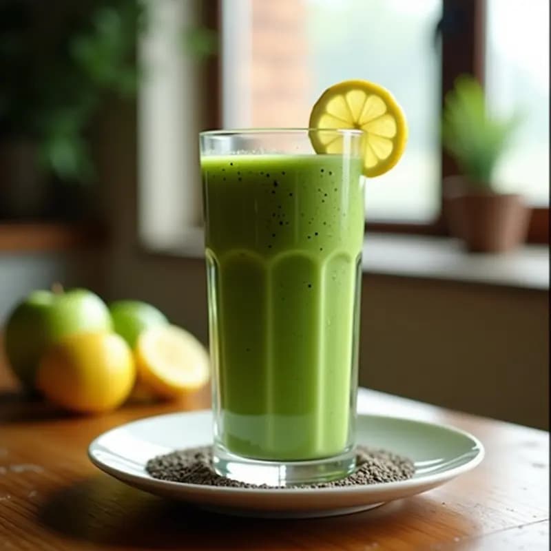 Smoothie Verde Energético con Kale: Receta Detox y Alta en Hierro para Desayunos Rápidos