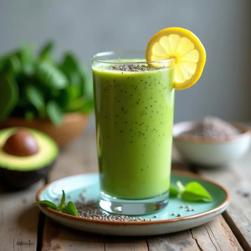 Smoothie Verde Energético: Receta Keto de 5 Minutos con Alto Contenido en Nutrientes
