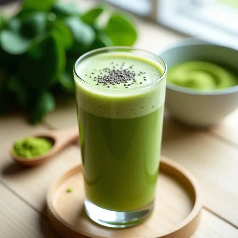 Smoothie Verde Energético con Matcha: Receta Detox y Vitalizante en 5 Minutos