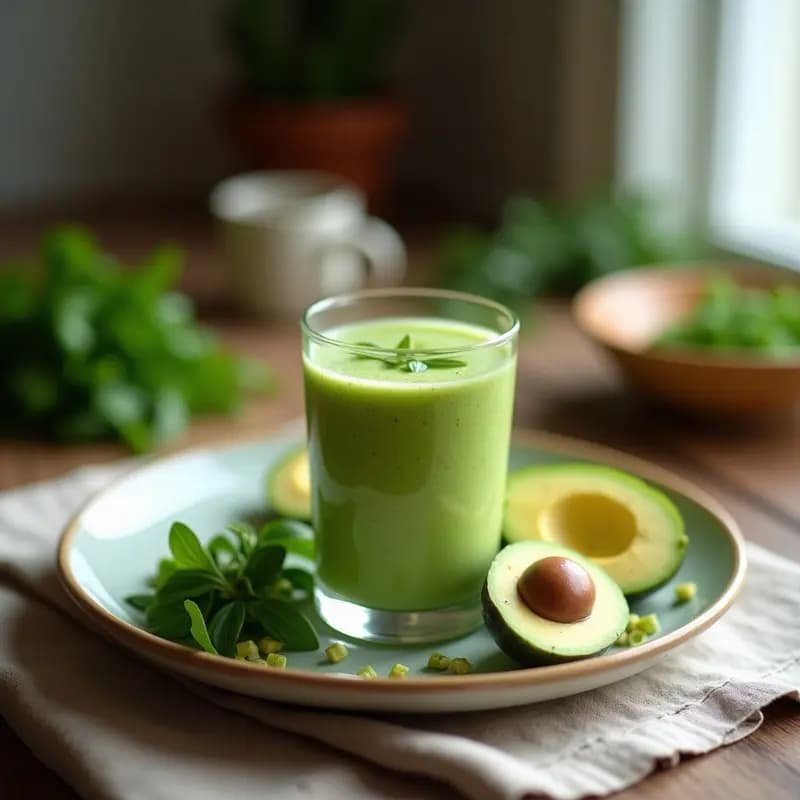 Smoothie Verde Energizante: Receta con Espinaca y Plátano para Desayunos Rápidos