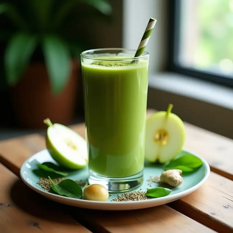 Smoothie Verde con Matcha: Receta Desintoxicante en 5 Minutos para Energía Diaria