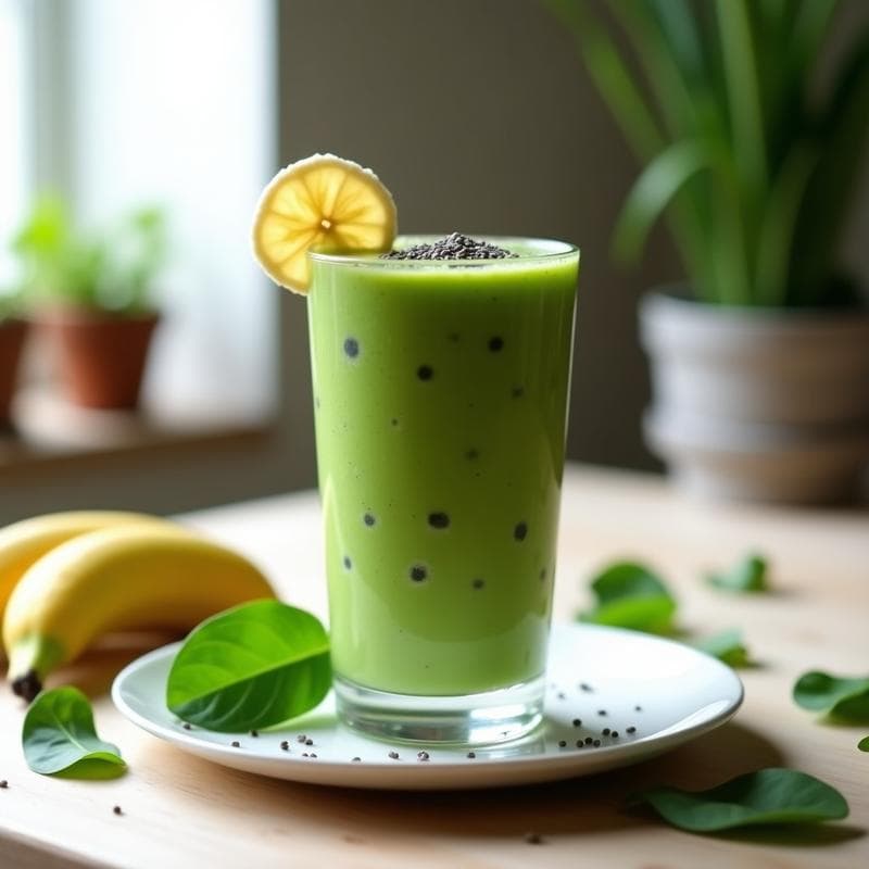 Smoothie Verde Probiótico con Kéfir y Espinaca: Receta Energética en 5 Minutos para una Flora Intestinal Fuerte