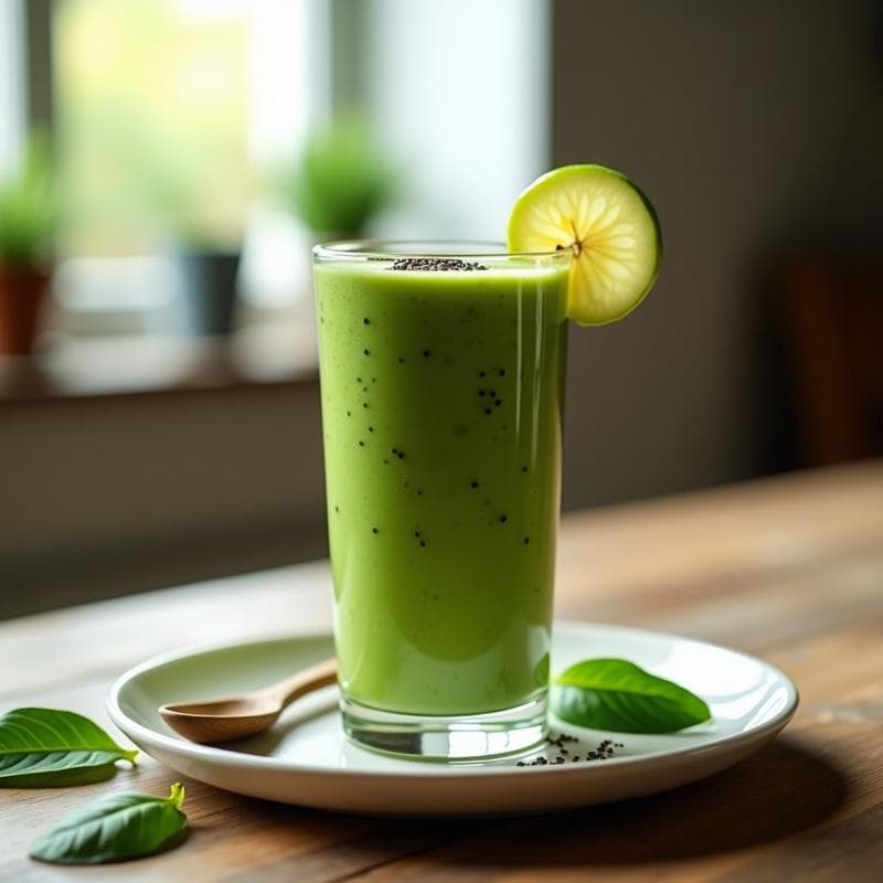 Smoothie Verde Proteico con Espirulina: Receta Alta en Proteína en 5 Minutos