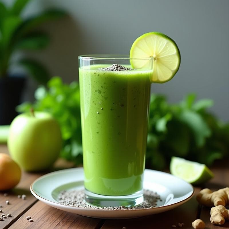Smoothie Desintoxicante de Espinacas y Apio: Receta Rápida con Beneficios Antioxidantes