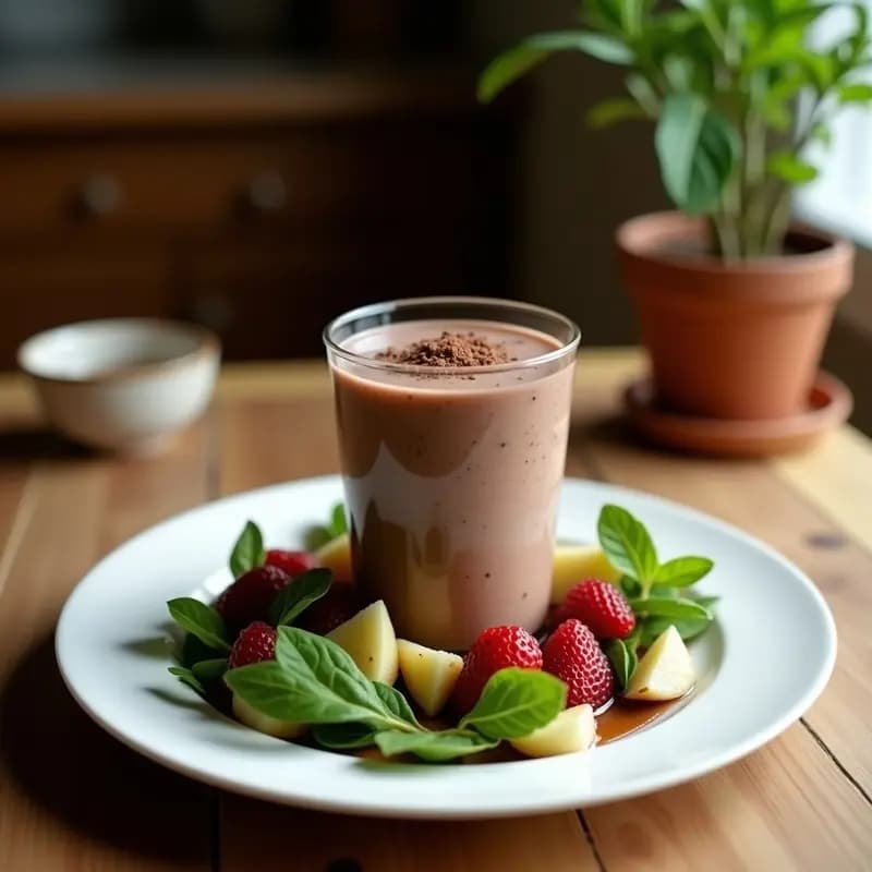 Smoothie de Verduras Ocultas con Cacao: Receta Saludable para Niños y Adultos