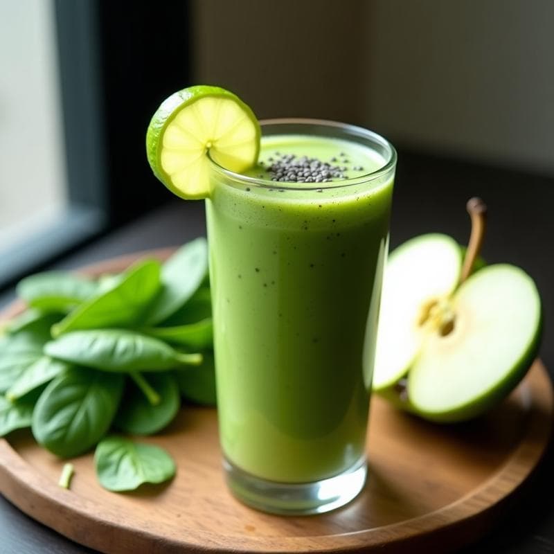 Smoothie de Verduras Verdes: Receta Proteica y Detox para Energía Diaria