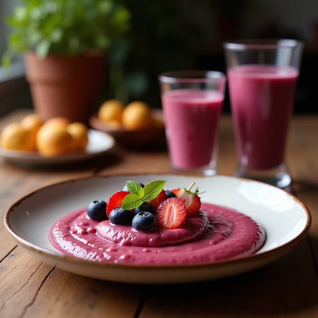 Smoothie de Zanahoria Morada y Jengibre con Leche de Almendras: Bebida Antioxidante