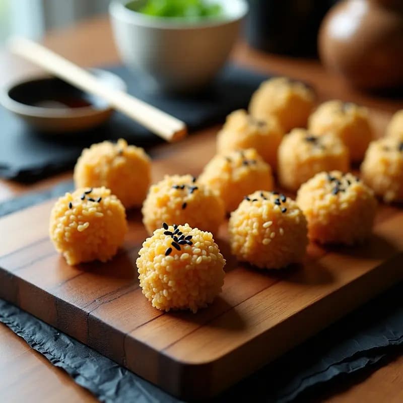 Sesamo Snacks de Quinoa y Miel: Aperitivo Japonés Crujiente y Nutritivo