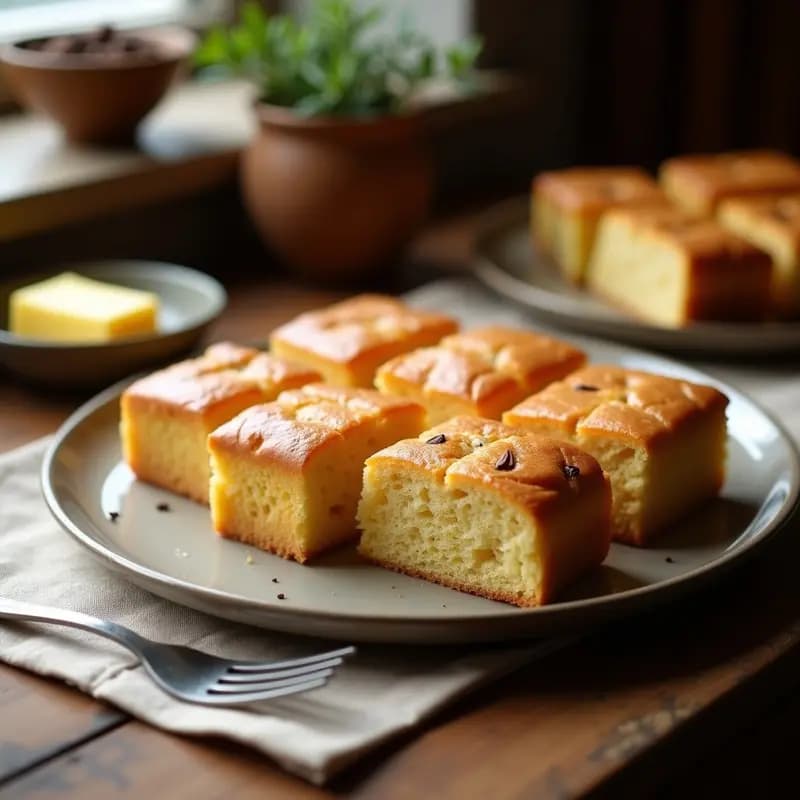 Sobaos Pasiegos con Mantequilla y Anís: Bizcocho Tradicional Cántabro Esponjoso y Aromático